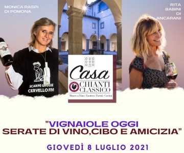 8 LUGLIO 2021: Vignaiole oggi – Serate di vino, cibo & amicizia: Pomona e Ancarani